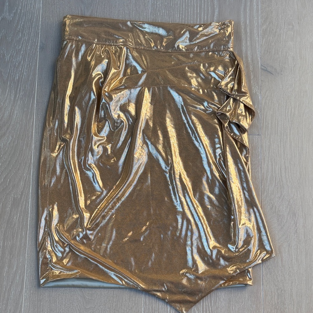Metallic Gold Women's Skirt
